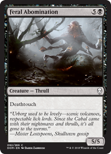Feral Abomination - Dominaria-(092)