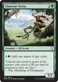 Llanowar Envoy - Dominaria-(169)