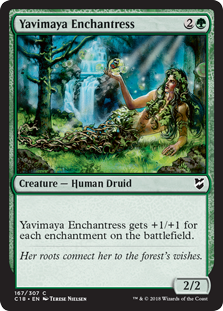 Yavimaya Enchantress - Commander 2018-(167)