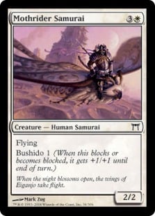 Mothrider Samurai - Champions of Kamigawa-(034)