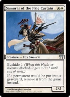 Samurai of the Pale Curtain - Champions of Kamigawa-(043)