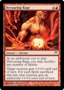 Devouring Rage - Champions of Kamigawa-(164)