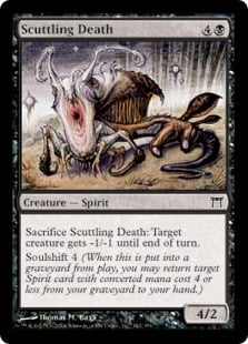 Scuttling Death - Champions of Kamigawa-(142)