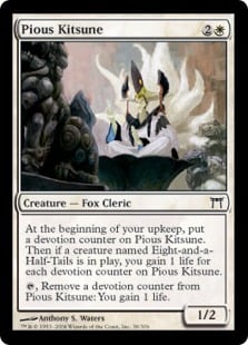 Pious Kitsune - Champions of Kamigawa-(038)