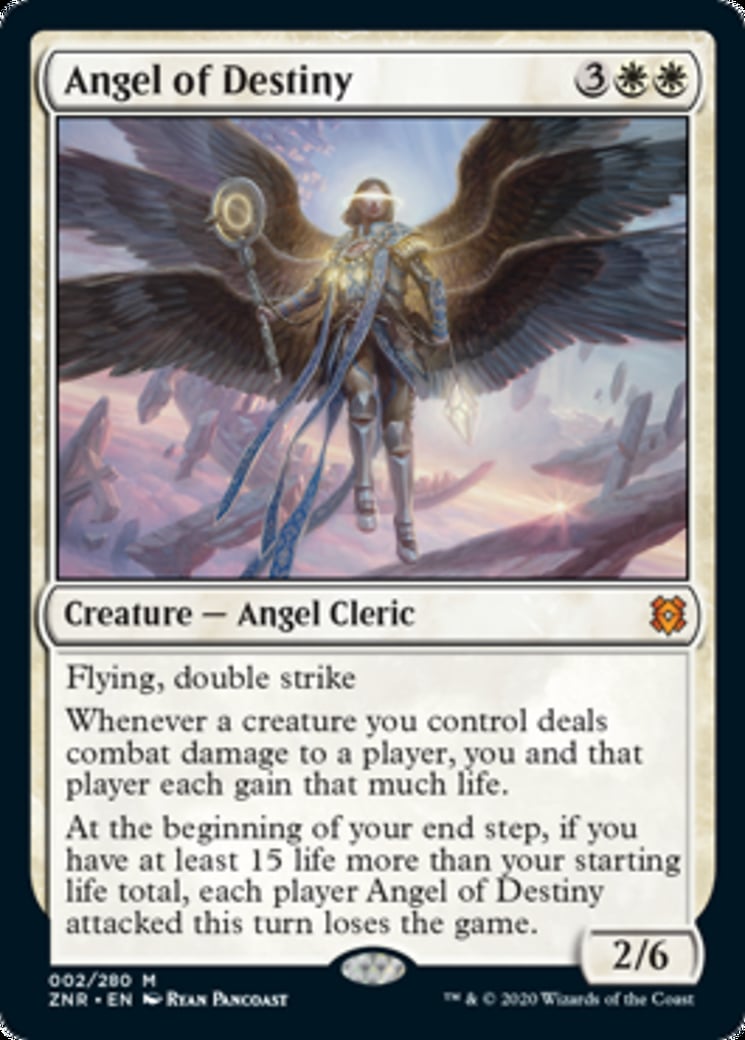 Angel of Destiny - Zendikar Rising-(002)-(Foil)