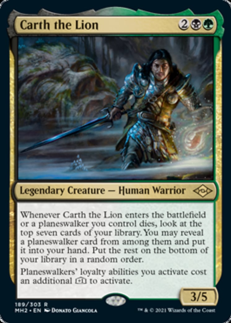 Carth the Lion - Modern Horizons 2-(189)-Foil