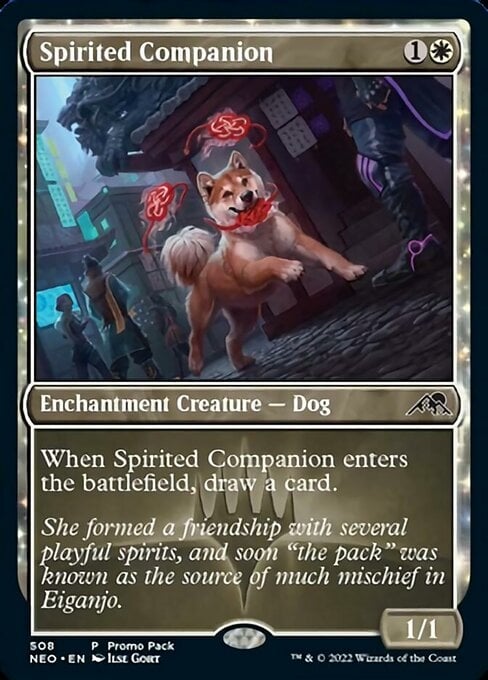 Spirited Companion - Kamigawa: Neon Dynasty-(508)