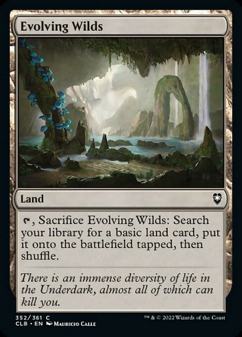 Evolving Wilds - Commander Legends: Battle for Baldur's Gate-(352)