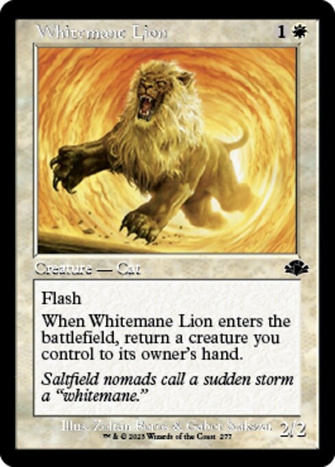 Whitemane Lion - Dominaria Remastered-(277)