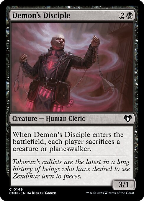 Demon's Disciple - Commander Masters-(149)