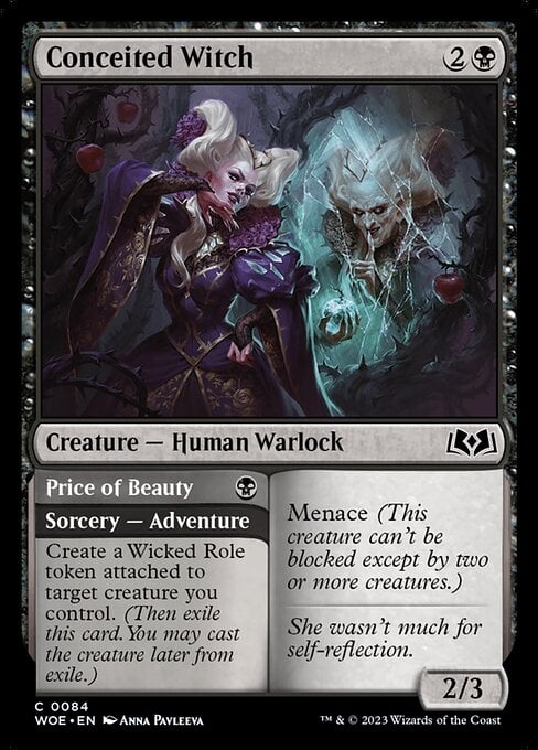 Conceited Witch // Price of Beauty - Wilds of Eldraine-(084)