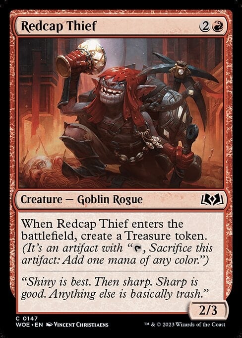 Redcap Thief - Wilds of Eldraine-(147)-(Foil)