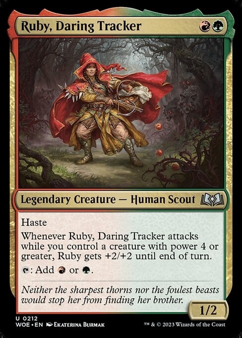 Ruby, Daring Tracker - Wilds of Eldraine-(212)