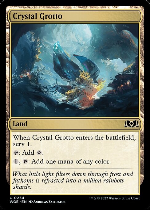 Crystal Grotto - Wilds of Eldraine-(254)