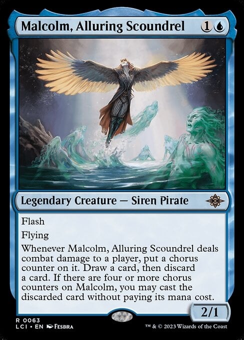 Malcolm, Alluring Scoundrel - The Lost Caverns of Ixalan-(063)