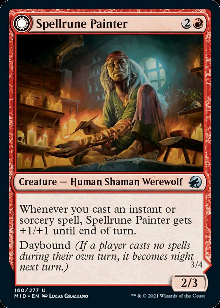 Spellrune Painter // Spellrune Howler - Innistrad: Midnight Hunt-(160)