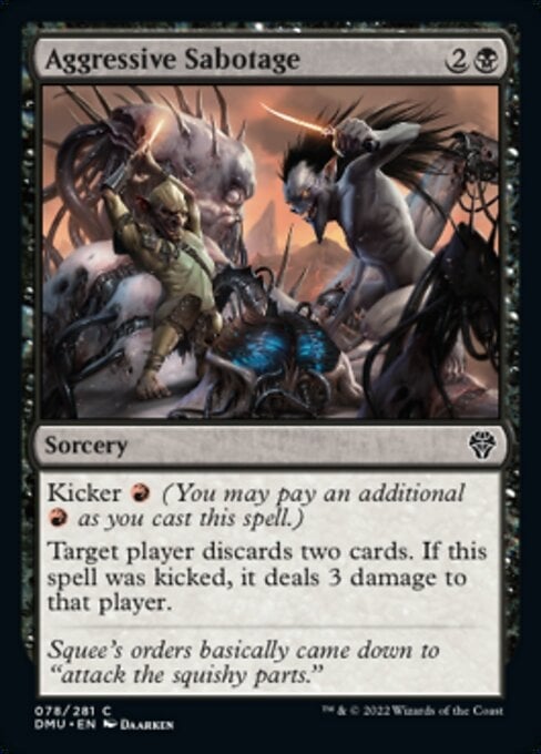 Aggressive Sabotage - Dominaria United-(078)