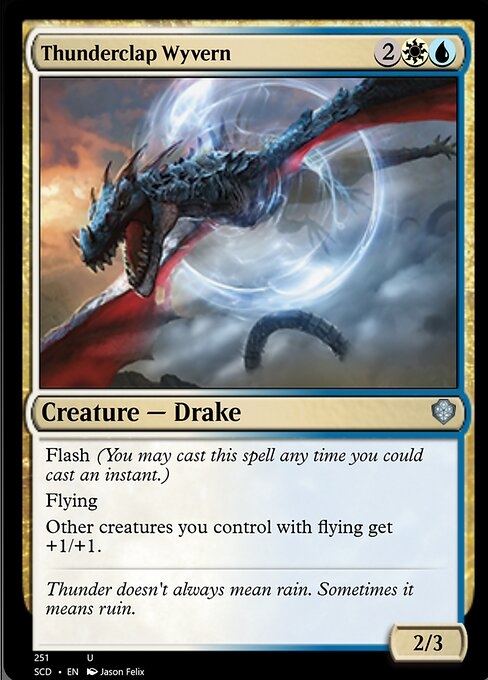 Thunderclap Wyvern - Starter Commander Decks-(251)