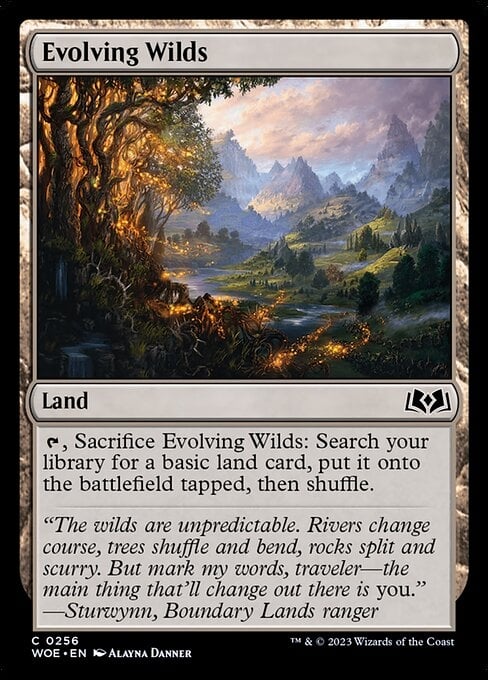 Evolving Wilds - Wilds of Eldraine-(256)