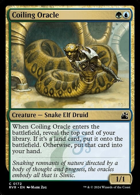 Coiling Oracle - Ravnica Remastered-(172)