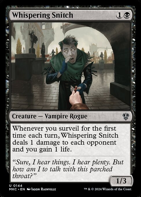 Whispering Snitch - Murders at Karlov Manor Commander-(144)