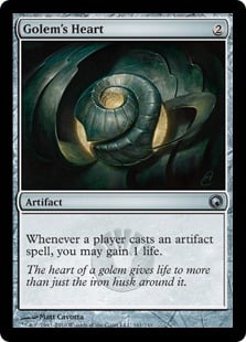 Golem's Heart - Scars of Mirrodin-(161)