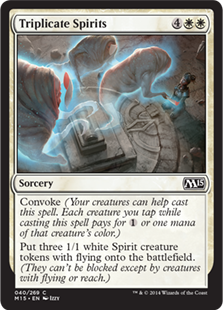 Triplicate Spirits - Magic 2015 Core Set-(040)