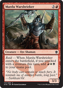 Mardu Warshrieker - Khans of Tarkir-(117)