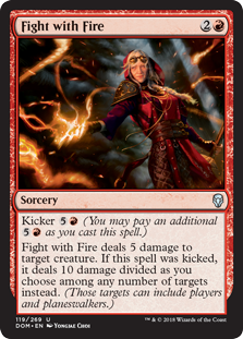 Fight with Fire - Dominaria-(119)-(Foil)