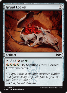 Gruul Locket - Ravnica Allegiance-(234)