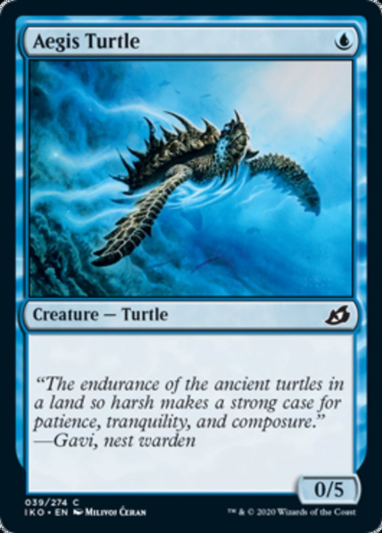 Aegis Turtle - Ikoria: Lair of Behemoths-(039)