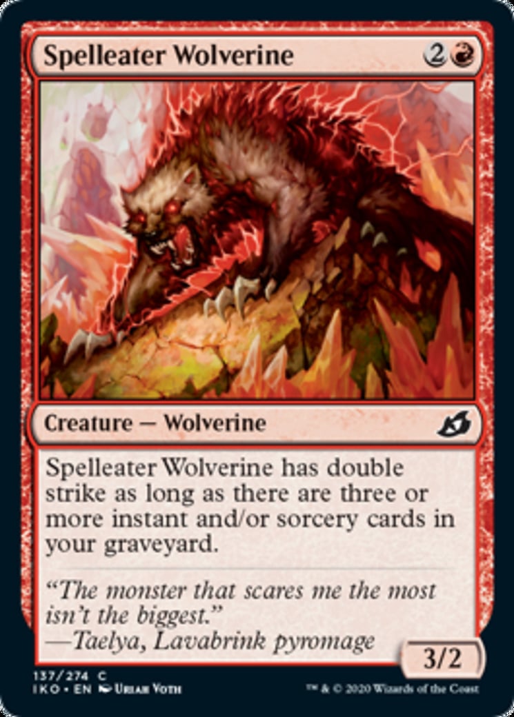 Spelleater Wolverine - Ikoria: Lair of Behemoths-(137)
