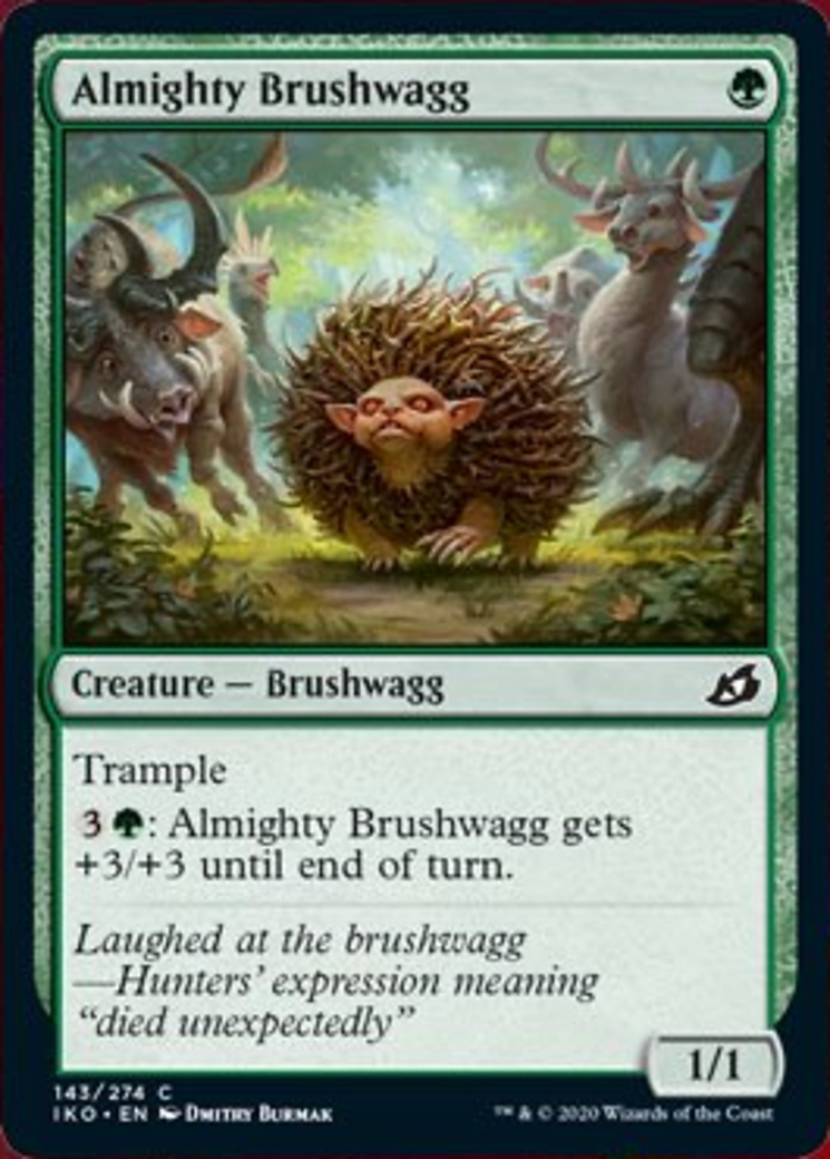 Almighty Brushwagg - Ikoria: Lair of Behemoths-(143)