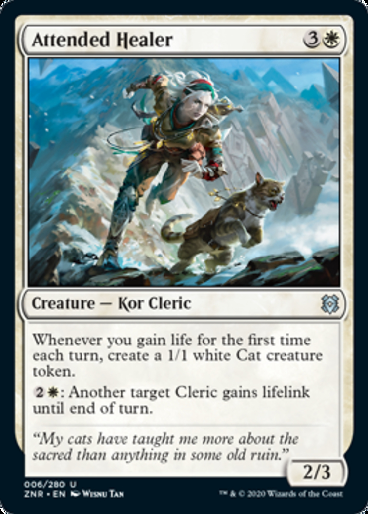 Attended Healer - Zendikar Rising-(006)