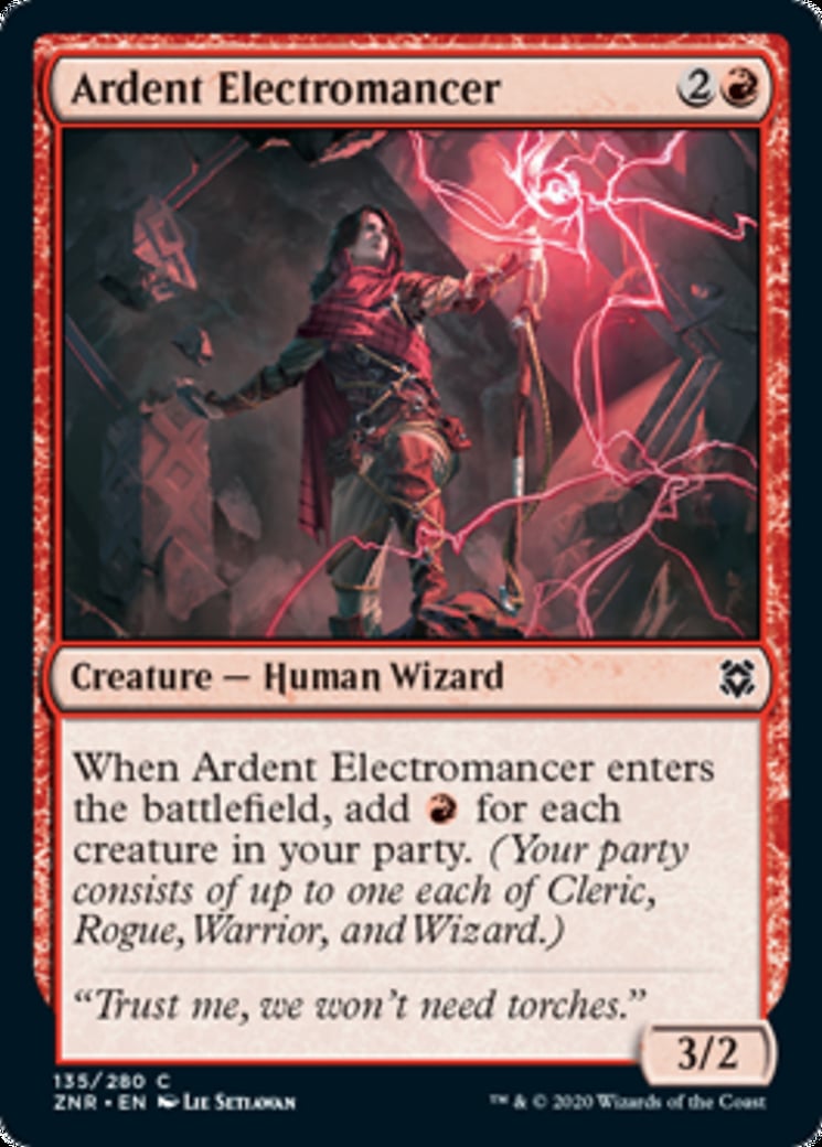 Ardent Electromancer - Zendikar Rising-(135)