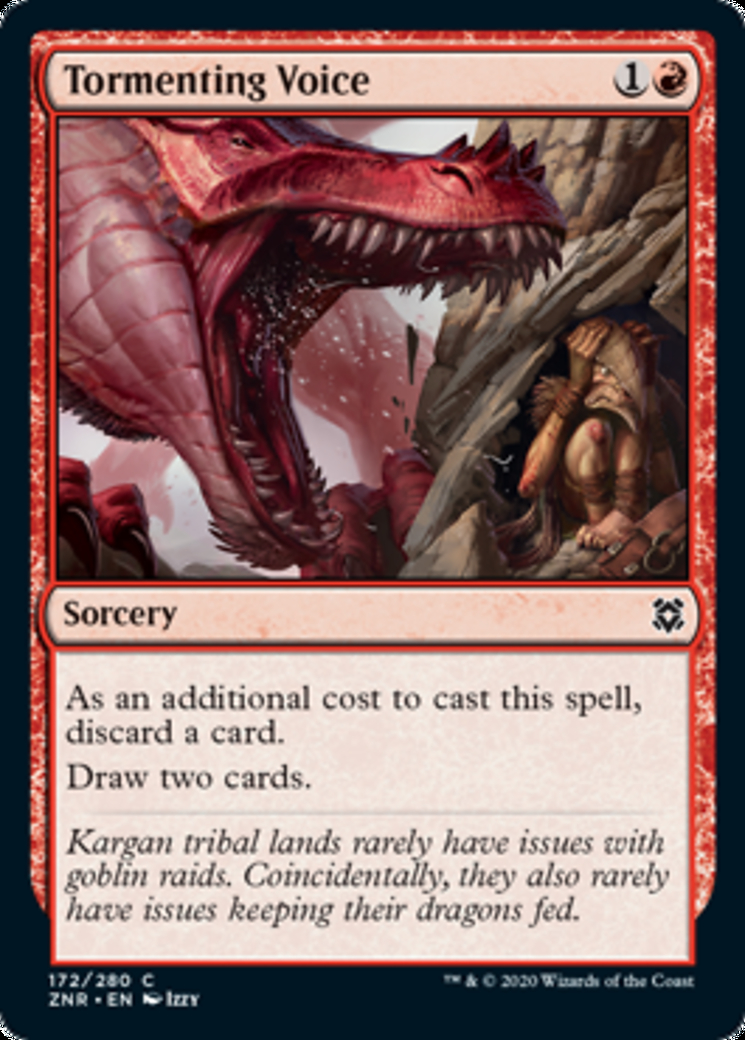 Tormenting Voice - Zendikar Rising-(172)