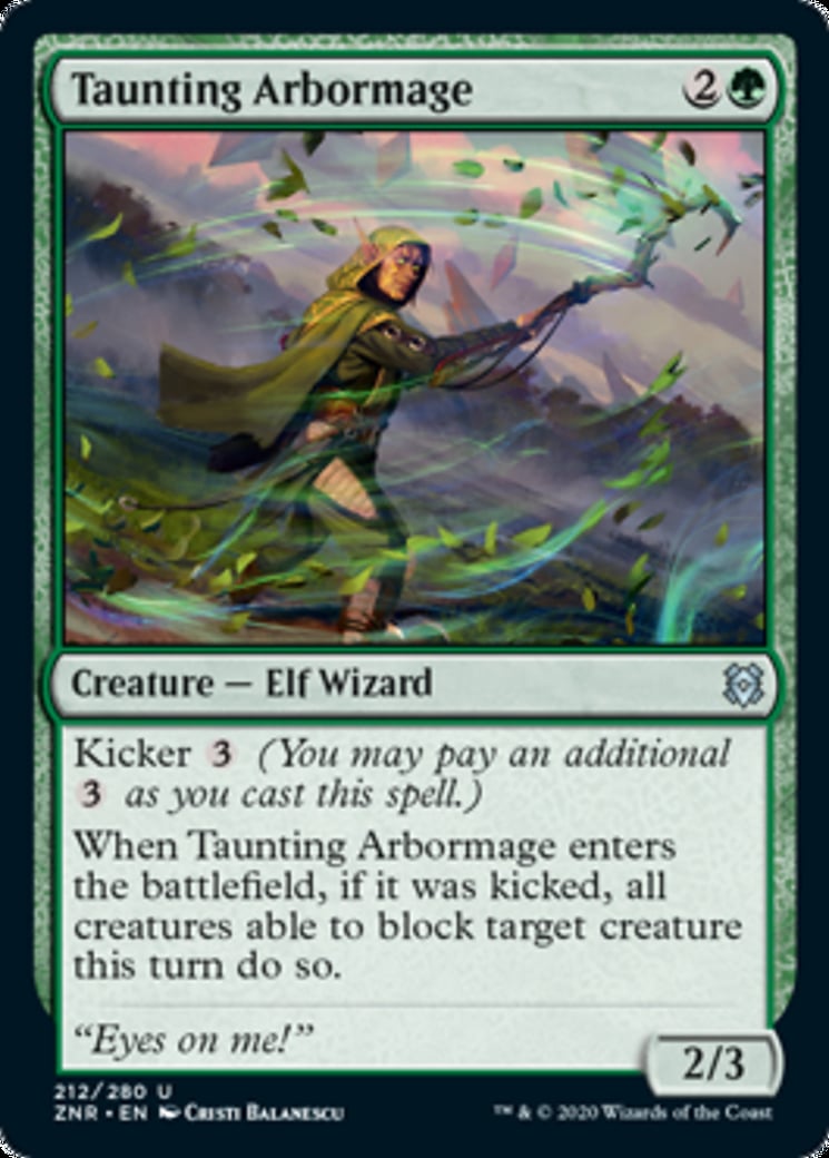 Taunting Arbormage - Zendikar Rising-(212)