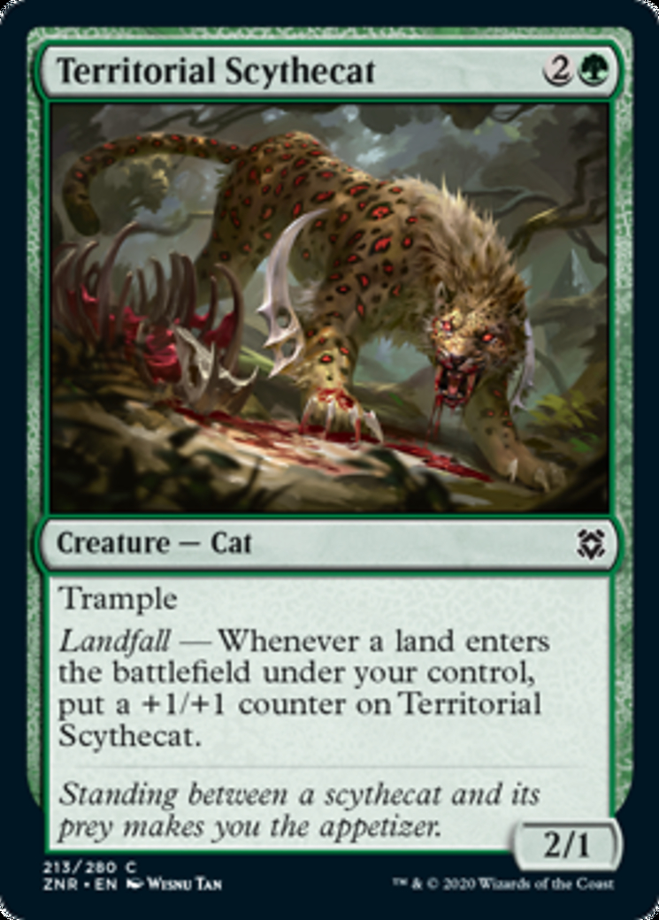 Territorial Scythecat - Zendikar Rising-(213)