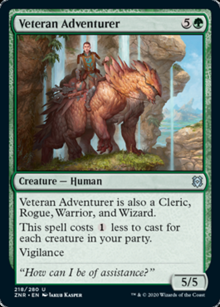 Veteran Adventurer - Zendikar Rising-(218)
