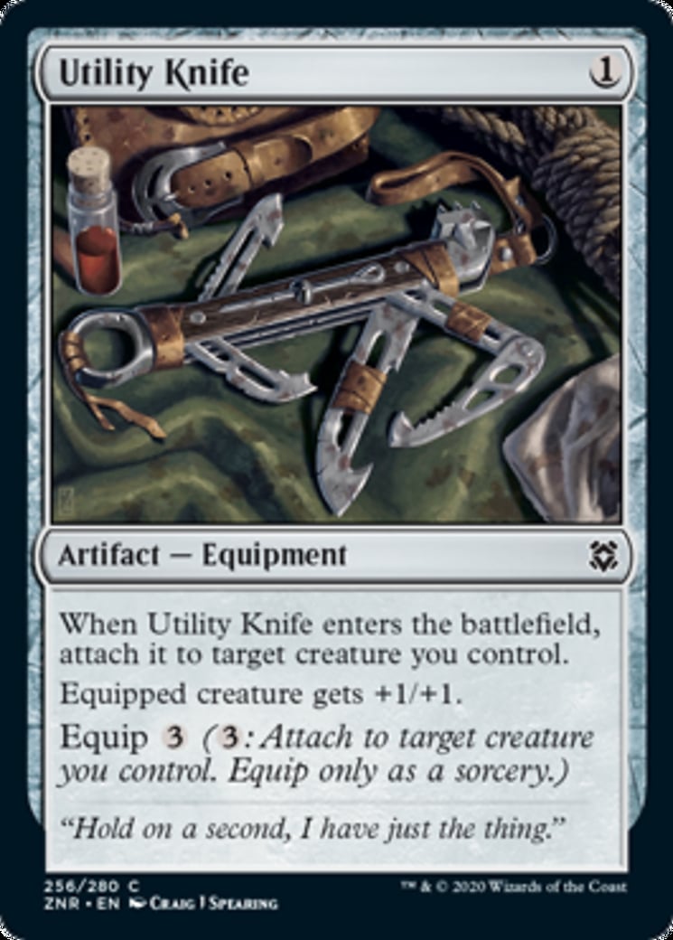 Utility Knife - Zendikar Rising-(256)