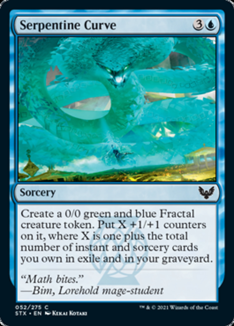 Serpentine Curve - Strixhaven: School of Mages-(052)