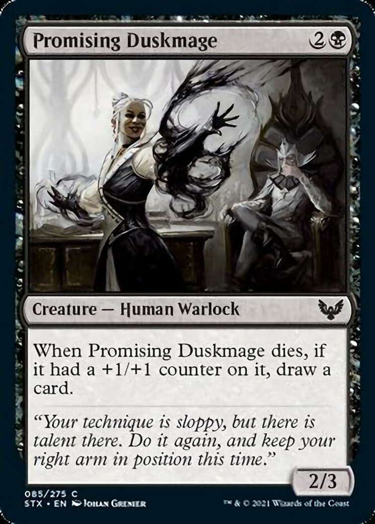 Promising Duskmage - Strixhaven: School of Mages-(085)