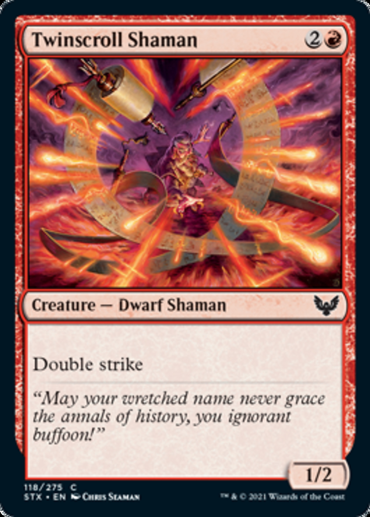 Twinscroll Shaman - Strixhaven: School of Mages-(118)