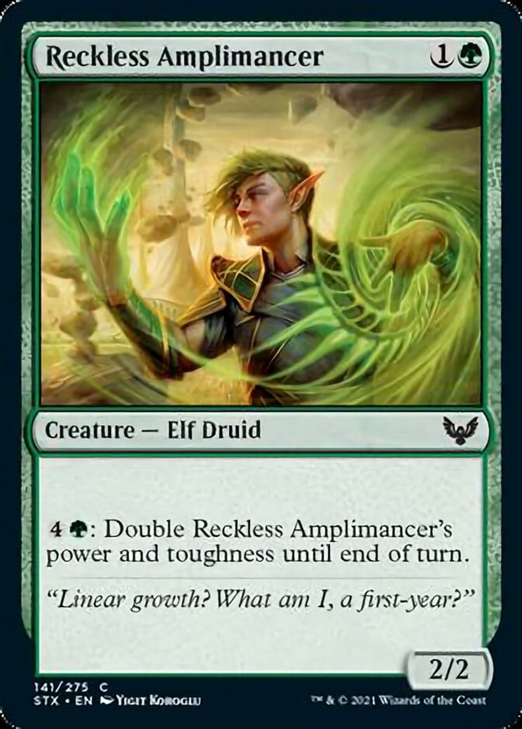 Reckless Amplimancer - Strixhaven: School of Mages-(141)