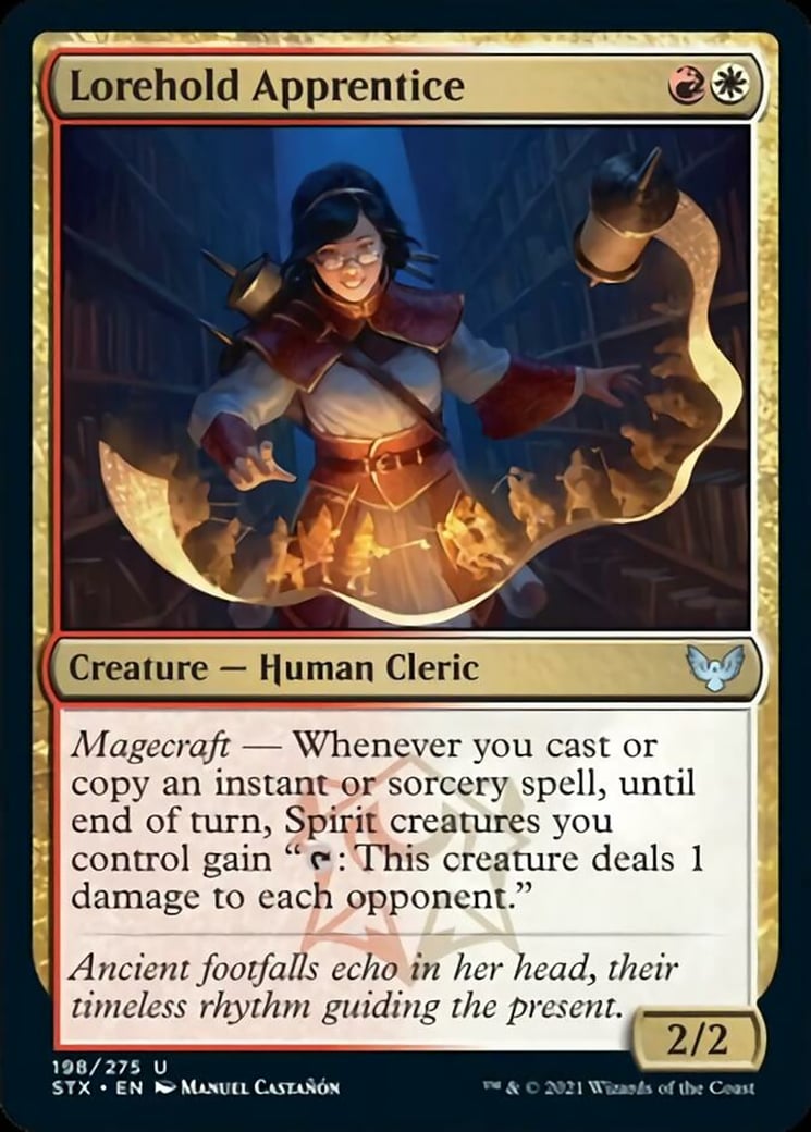 Lorehold Apprentice - Strixhaven: School of Mages-(198)
