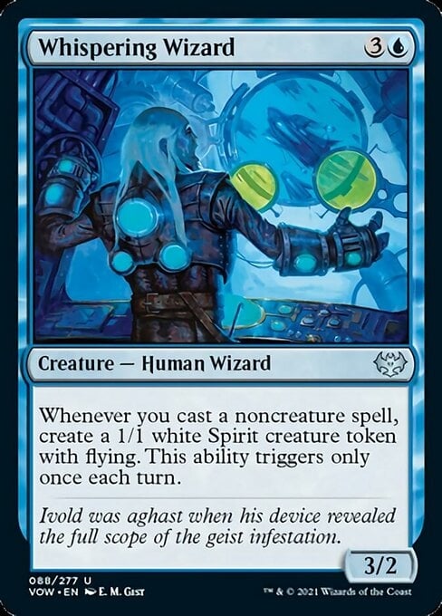 Whispering Wizard - Innistrad: Crimson Vow-(088)