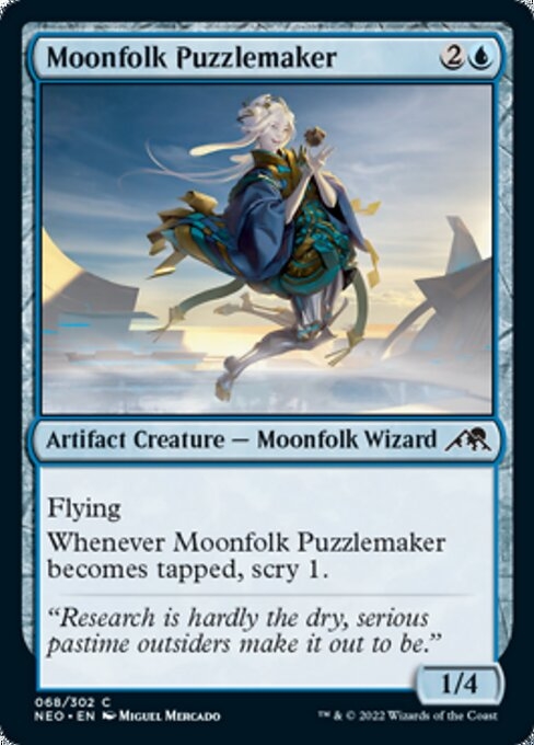 Moonfolk Puzzlemaker - Kamigawa: Neon Dynasty-(068)