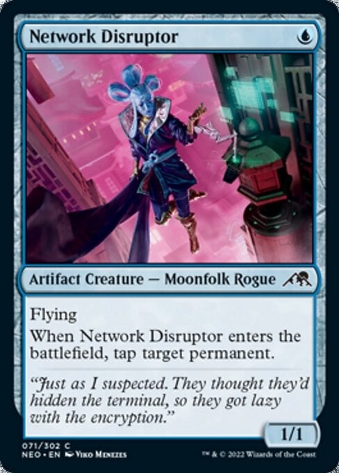Network Disruptor - Kamigawa: Neon Dynasty-(071)-Foil