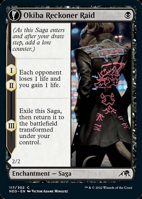 Okiba Reckoner Raid // Nezumi Road Captain - Kamigawa: Neon Dynasty-(117)