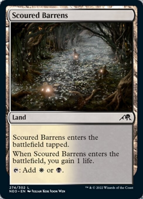 Scoured Barrens - Kamigawa: Neon Dynasty-(274)